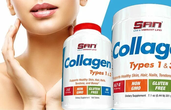 San Collagen Types 1 & 3 Tablets 90 табл.. San Collagen Types 1 & 3 90 таб. San Collagen Types 1&3 (201 гр). San Collagen Types 1 3.