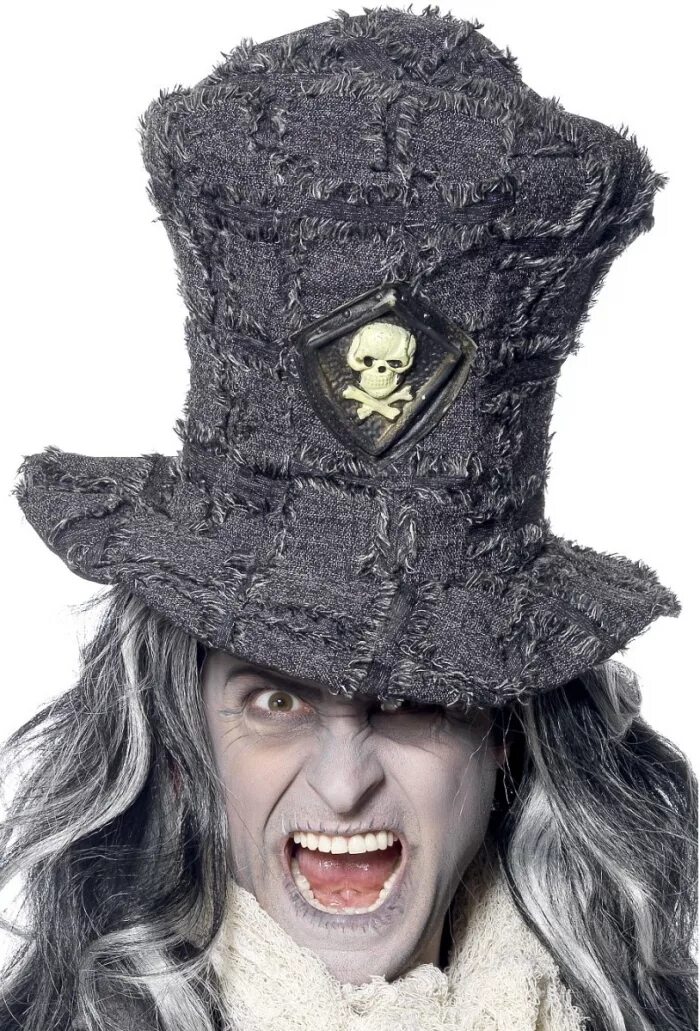Страшную шляпу. Страшная шляпа. Страшные шляпы на Хэллоуин. Шляпа могильщика. Цилиндр на Хэллоуин.
