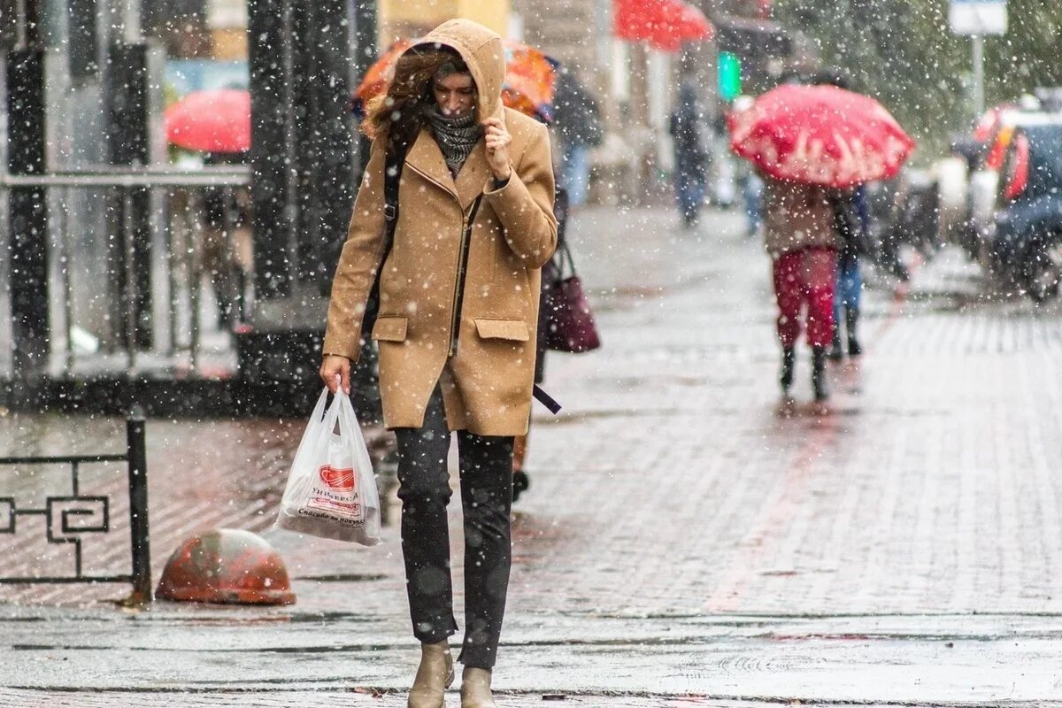 мокрый снег. дождь зимой. мокрый снег на дороге. мокрый снег. снег с дождем.