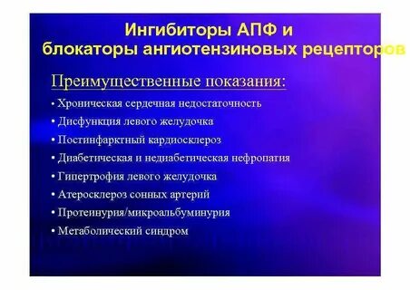 Ингибиторы назначение