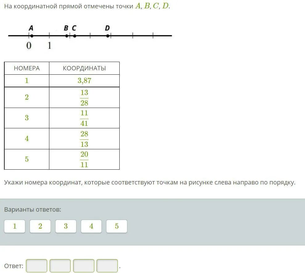 Отметьте на координатной прямой точки а 0.6