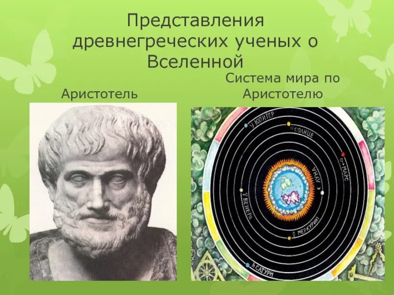 Аристотель география. Представление о мире система Аристотеля. Аристотель представление о Вселенной.