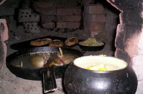 Мясо в русской печи