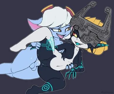 Purplealacran - Futa Tristana fucking Midna Zelda rule 34 futanari hentai p...