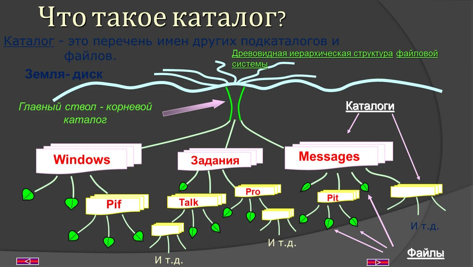 Что такое под. Каталог. Катапол. Катать. Каталог это в информатике.