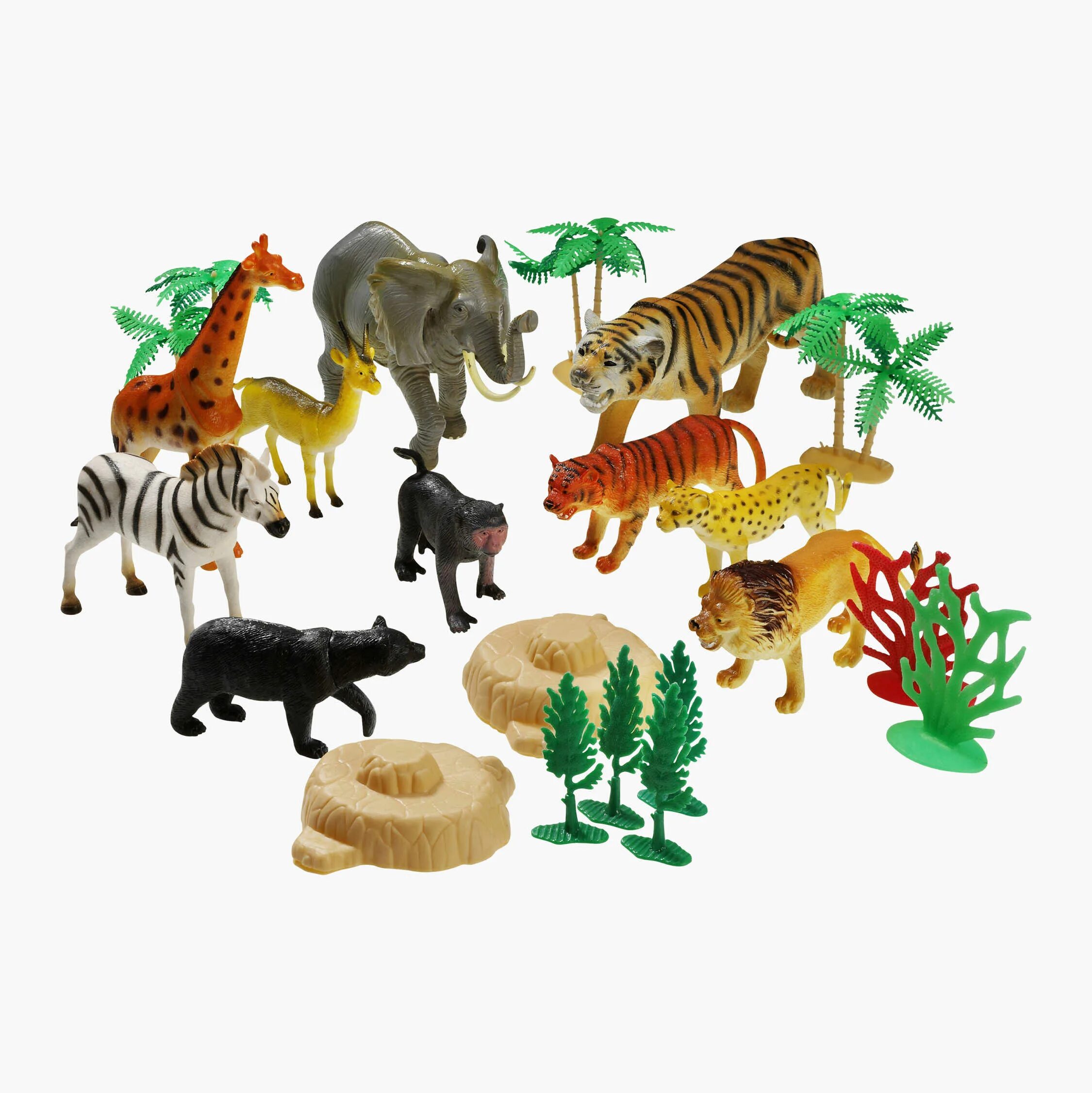 Kids box wild animals. Набор диких животных. Набор игрушек "Дикие животные". Набор фигурок животных, зоопарк. Игрушки зоопарк животные набор.