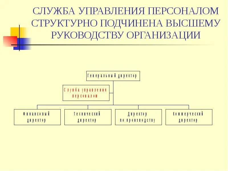 Структура управления персоналом на предприятии. Структура управления персоналом на предприятии