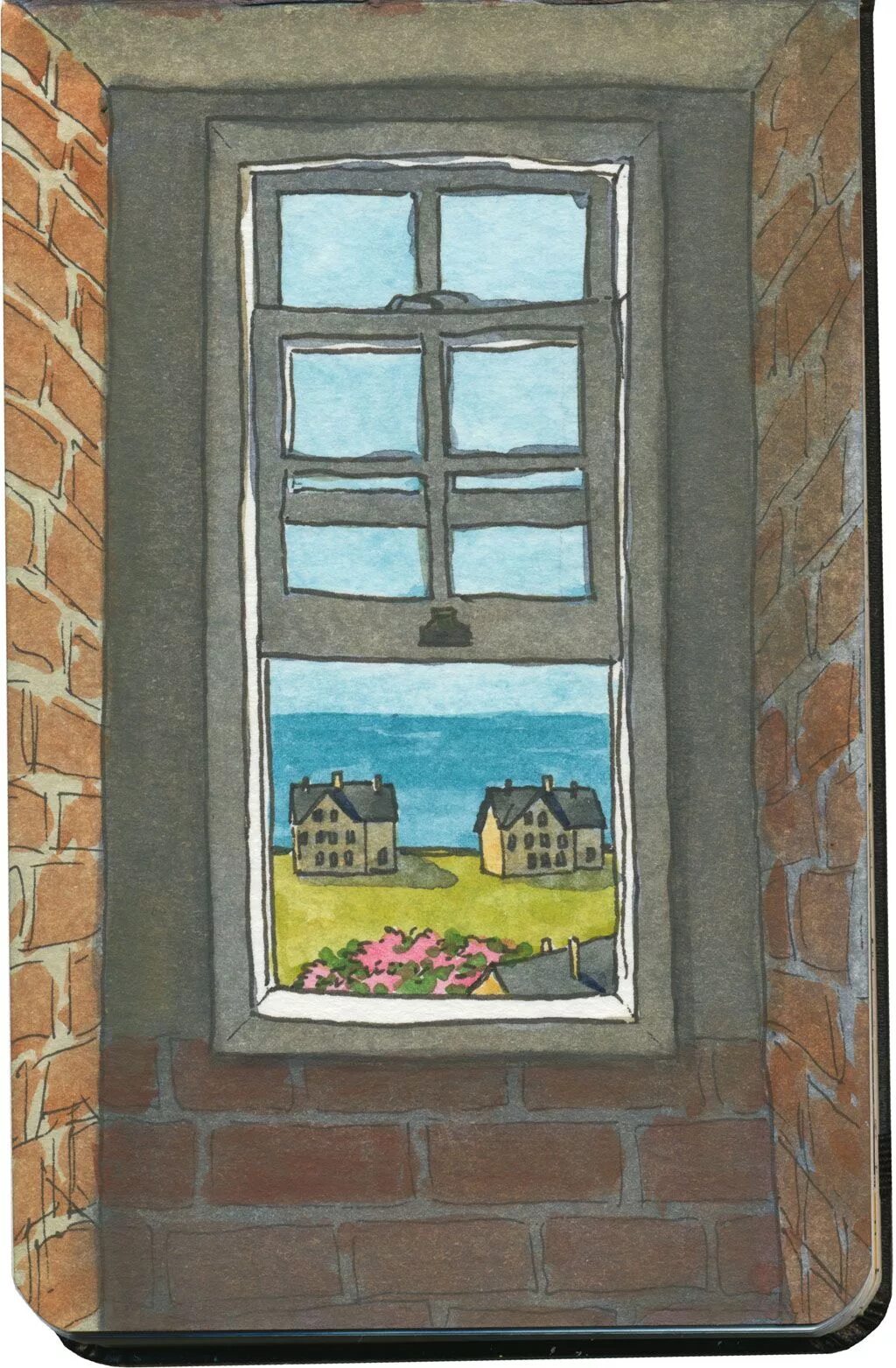 Сказочное окно для детей. Окно акварель иллюстрация. Расписная дверь в будапеште. Удивительное окно рисунок. Вид из окна акварелью.