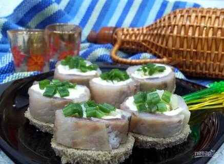 Закуска с селедкой на праздничный стол