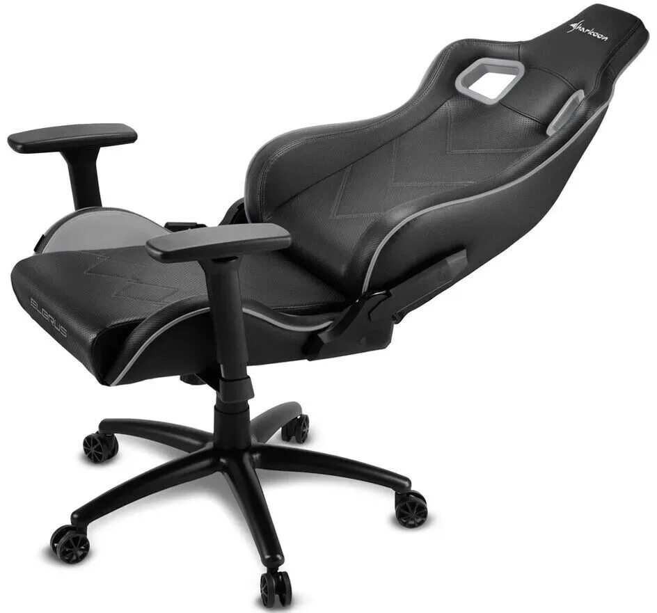 Компьютерное кресло тюмень. Игровое кресло Sharkoon Elbrus 2. Кресло компьютерное игровое Sharkoon Elbrus 2 Black/Grey. Игровое кресло Sharkoon Elbrus 1 черно-зеленое. Игровое кресло thunderx3 us5.