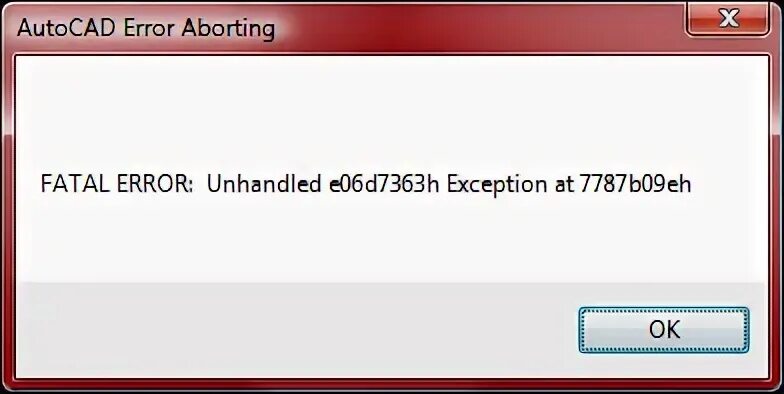 Fatal error unhandled. Фатал еррор автокад. фатальная ошибка автокад. фатал еррор автокад 2025. фатальная ошибка unhandled e0434352h exception at 3e96811ch.
