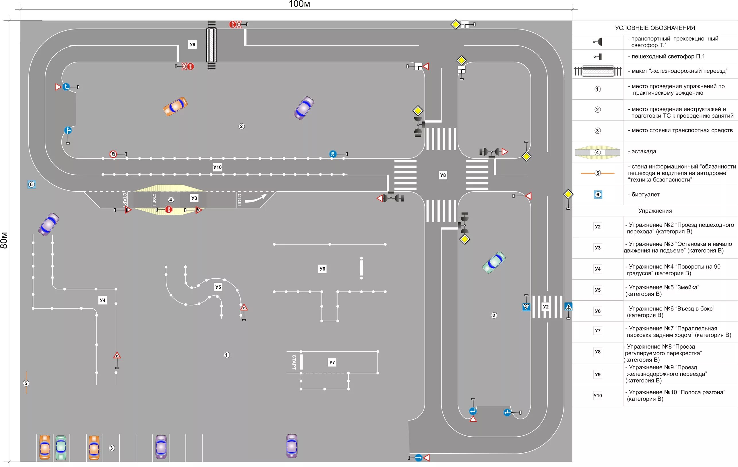 Тест организация движения. План-схема автодрома для автошколы. Схема автодрома для автошколы с размерами. Схема площадки для сдачи экзамена в ГИБДД. Площадка экзамен ГИБДД гараж.