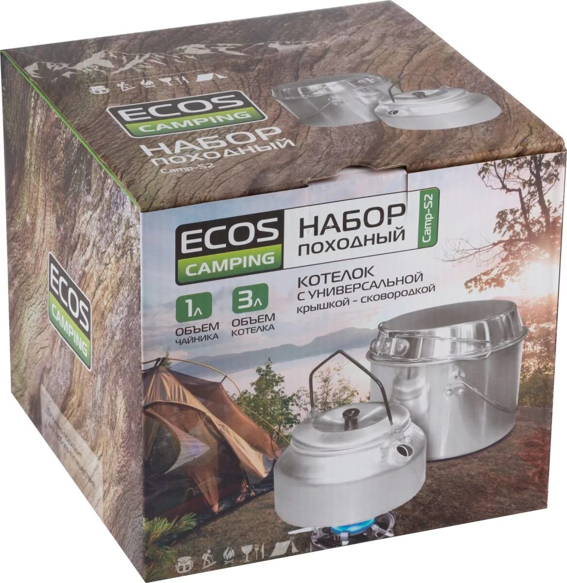 Ecos camping. Набор посуды походной 3пр. (Котелок 1/2/3л), алюминий Ecos, Camp-s1 991008. Набор котелков 1л + 3л (для ps600). Набор посуды Ecos Camping cwcp1008. Котелок походный Camp Ecos.