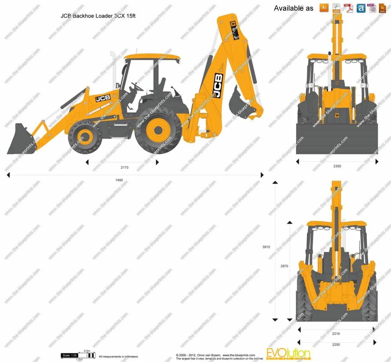 Ширина трактора JCB 3cx. Габариты JCB 4cx экскаватора погрузчика. Экскаватор-погрузчик JCB 4cx чертеж. Ширина трактора JCB 4cx. Размеры jcb 3cx