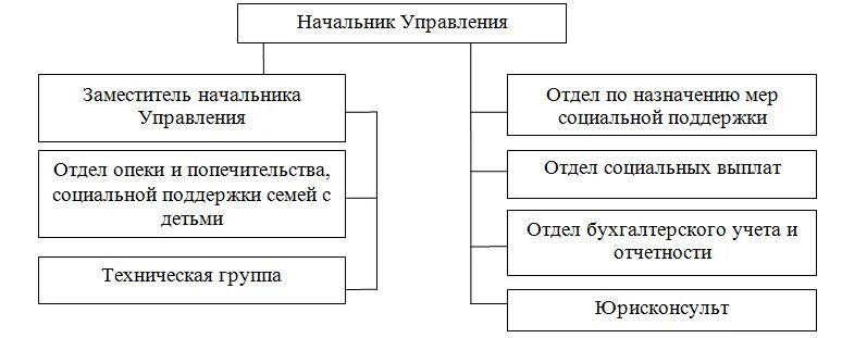 Система социальной защиты населения организации