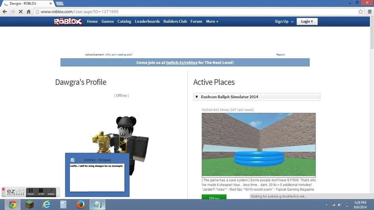 Roblox пользователь