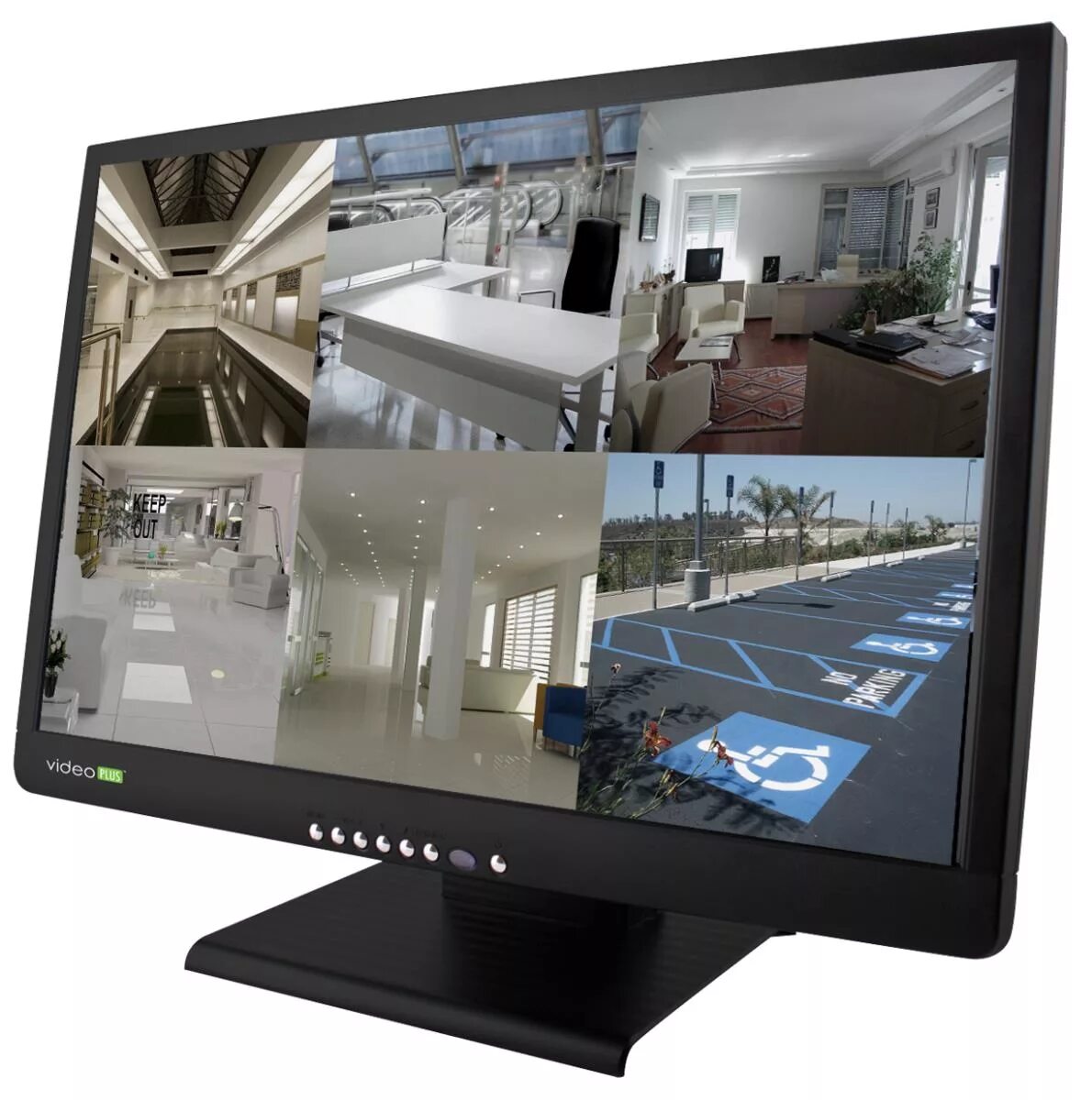 Экранная система. Монитор 24" LCD / система видеонаблюдения CCTV. Видеомонитор Smartec STM-196. Монитор для видеонаблюдения 32 дюйма. Монитор Hikvision.