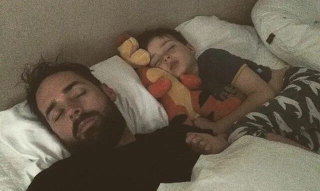 Dad are sleeping