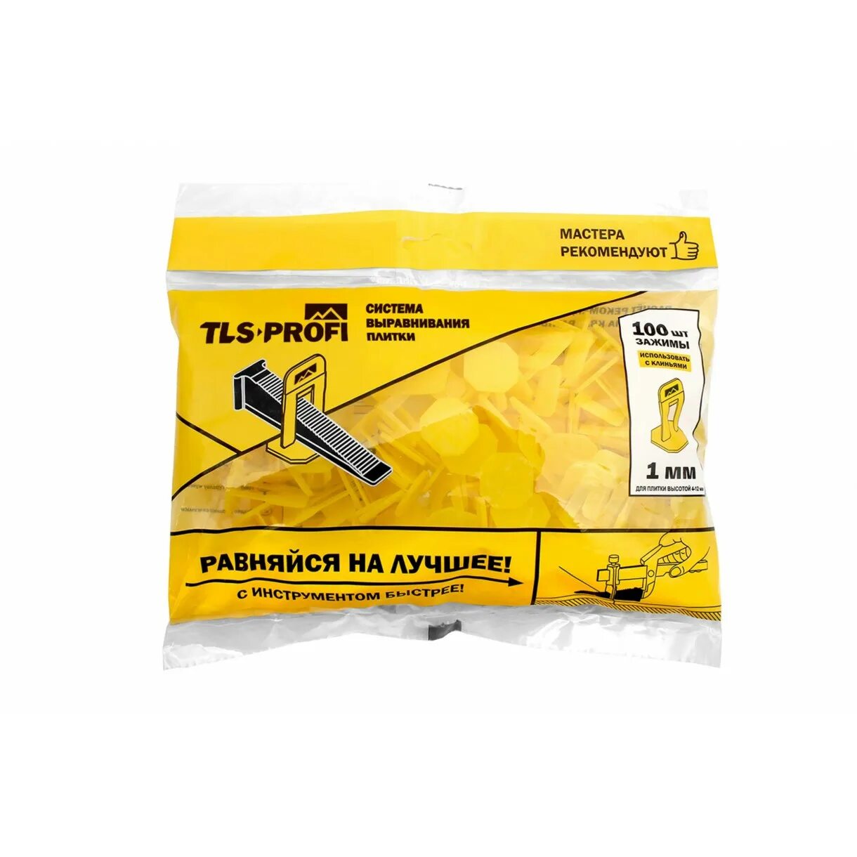 Tls profi зажим. Система выравнивания плитки &quot;tls-profi&quot;, зажим 1 мм 100 шт. (tls12017). tls profi 1 мм. зажим 2 мм tls-profi 100 шт..