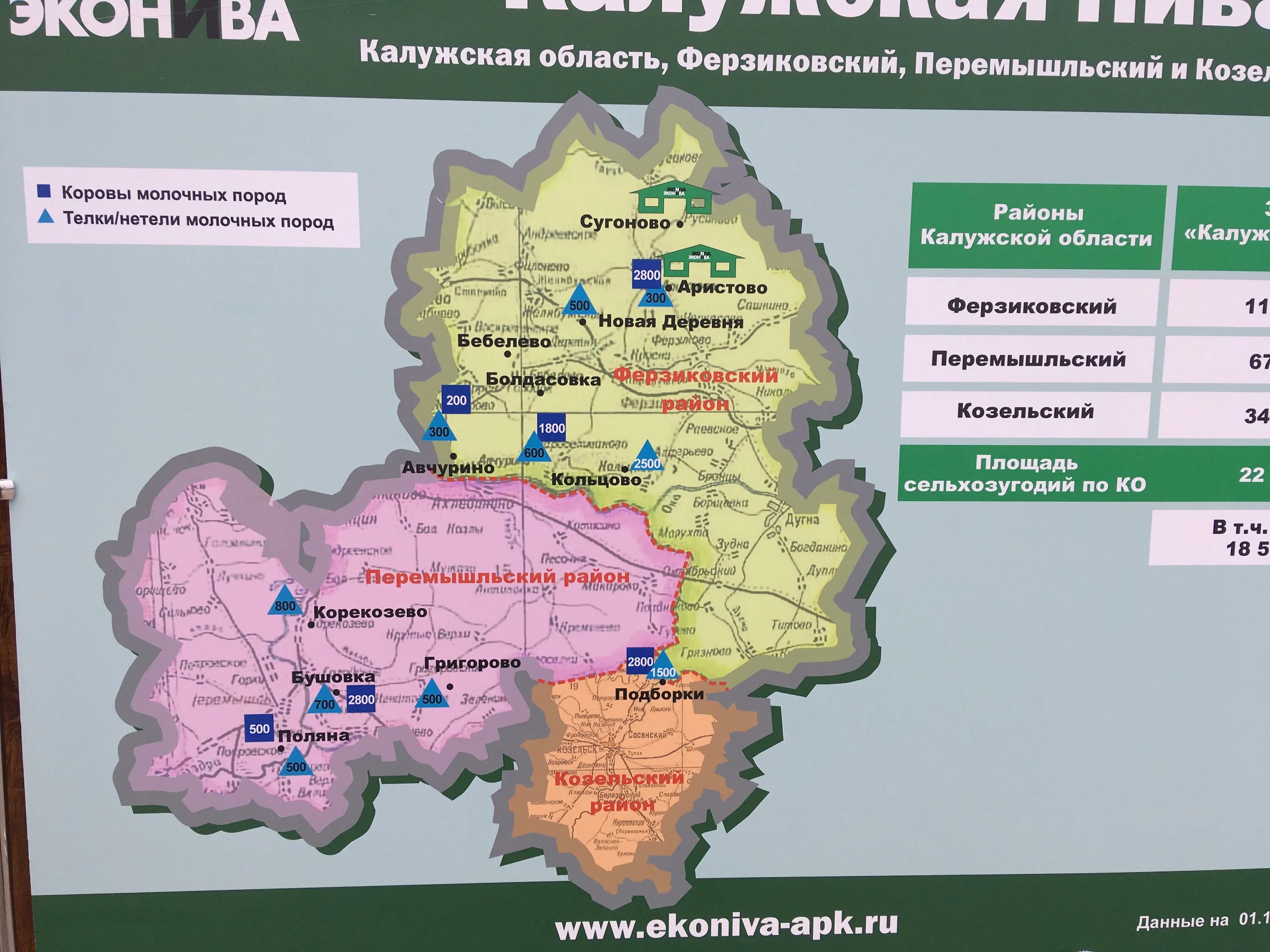 Сколько лет калужской области. ЭКОНИВА Калужская Нива. Калужская область. Карта. Калужская Нива Калужская область. Ферзиково Калужская область на карте.