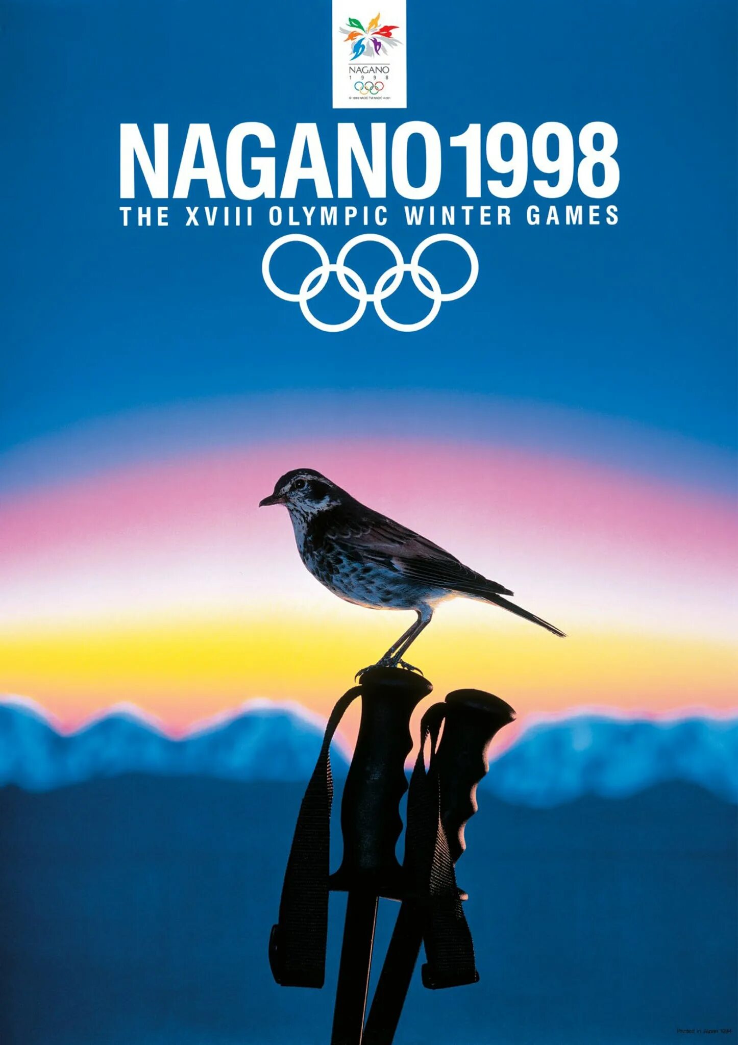 Зимняя олимпийская игра 1998 года. Зимние Олимпийские игры Нагано 1998. Плакат Олимпийских игр 1998.