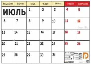 Фазы июль 2019. Фазы июль 2019