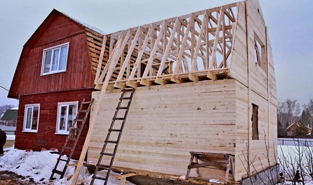 ломаная крыша с пристройкой. ломаная крыша с пристройкой. домик с ломаной крышей. каркасная двухэтажная пристройка. пристройка к мансардной крыше.