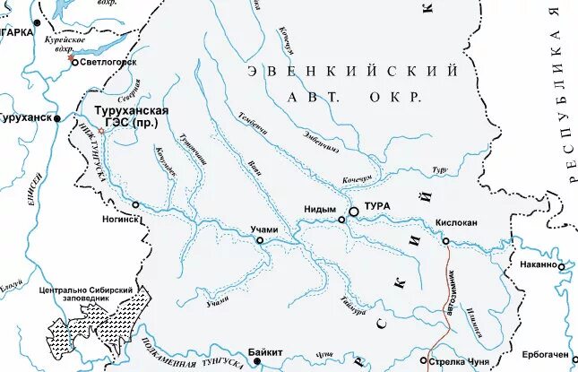 Нижняя Тунгуска река на карте. Река нижняя Тунгуска на карте России. Бассейн реки нижняя Тунгуска. Ниж Тунгуска река на карте.