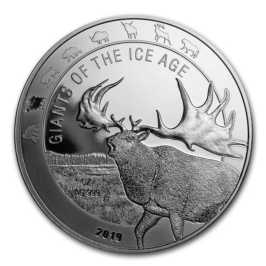Серебряная монета giants of the Ice age. Монета с оленем. Серебряная монета с оленем. Серебрянная монета Ганны. Монета ages