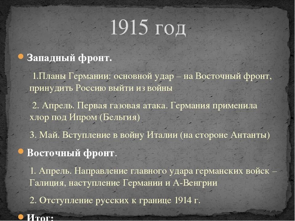 События 1.3. Восточный фронт первой мировой войны 1915. Западный фронт 1916 таблица. Кампания 1915 на Восточном фронте.