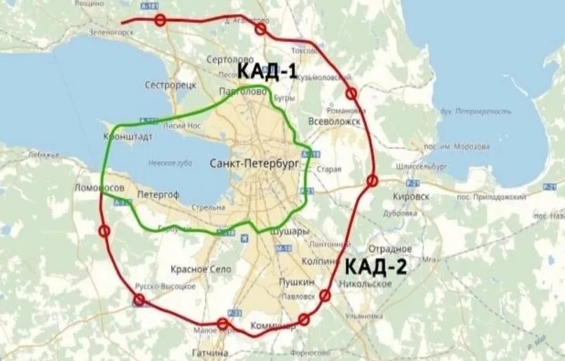 План второй кольцевой дороги вокруг Санкт-Петербурга на карте. КАД-2 Санкт-Петербург на карте план КАД 2. КАД 2 Петербург схема. КАД-2 Санкт-Петербург схема 2021. Как доехать до кольцевой