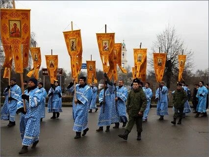 Крестный ход казанской божьей