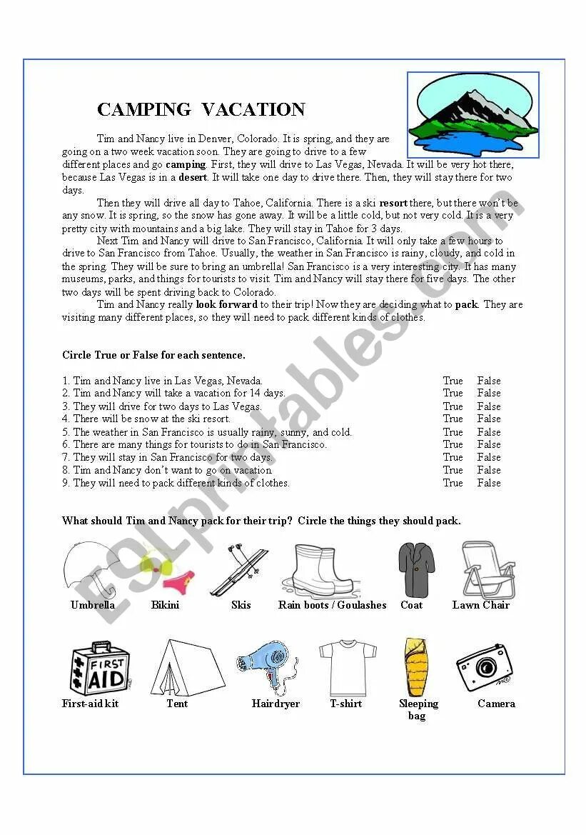 Worksheet Camping задание. Проект Camping английском. Camping Holiday Vocabulary. Урок английского Camping. Camping на английском