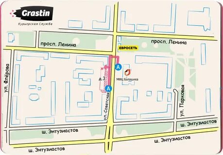 Проспект ленина на карте балашихи