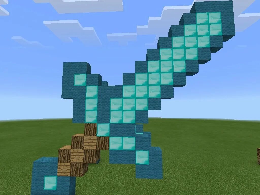 Алмазный меч. Алмазный меч Minecraft. Minecraft Diamond Sword. Изумрудный меч в майнкрафт.