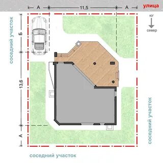 Расстояние от гаража до гаража соседа