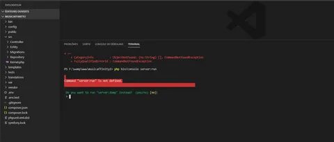 Server is not defined