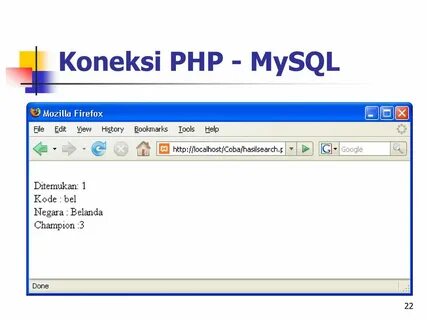 Php mysqli