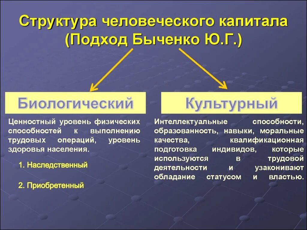 Человеческий капитал в образовании. Структура человеческого капитала. Структура видов человеческого капитала. Индивидуальный человеческий капитал. Факторы развития человеческого капитала.