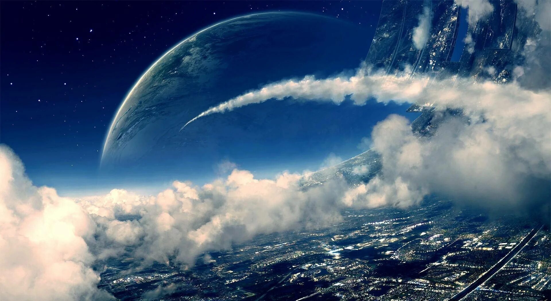 Earth sky