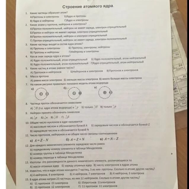 Контрольная работа по физике строение. Контрольная работа по теме атомное ядро. Тест по атомной физике. Физика атомного ядра тест.