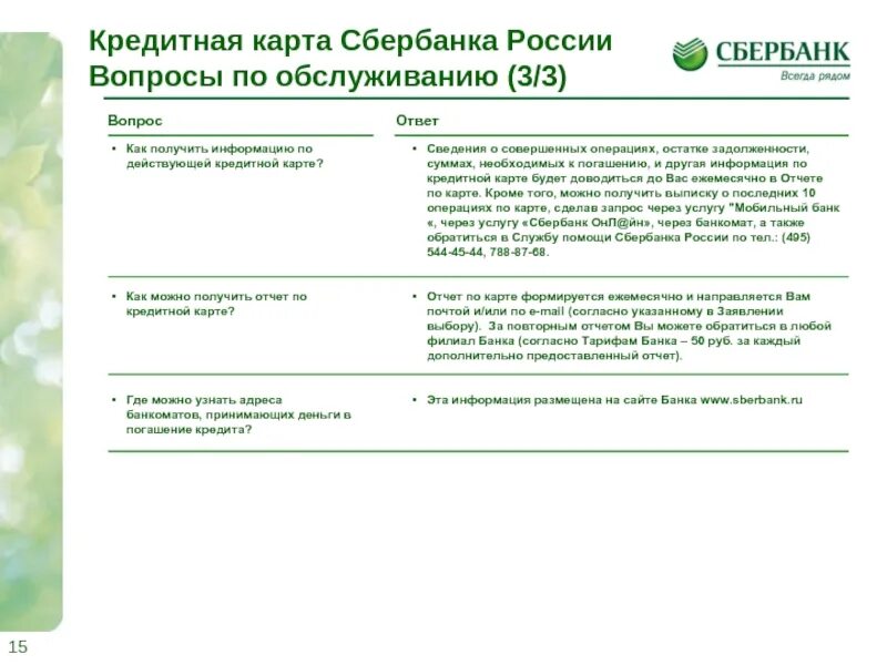 Карта клиента сбербанка. Отчет по кредитной карте. операции по кредитной карте. кредитная карта сбербанк условия. вопросы по кредитным картам.