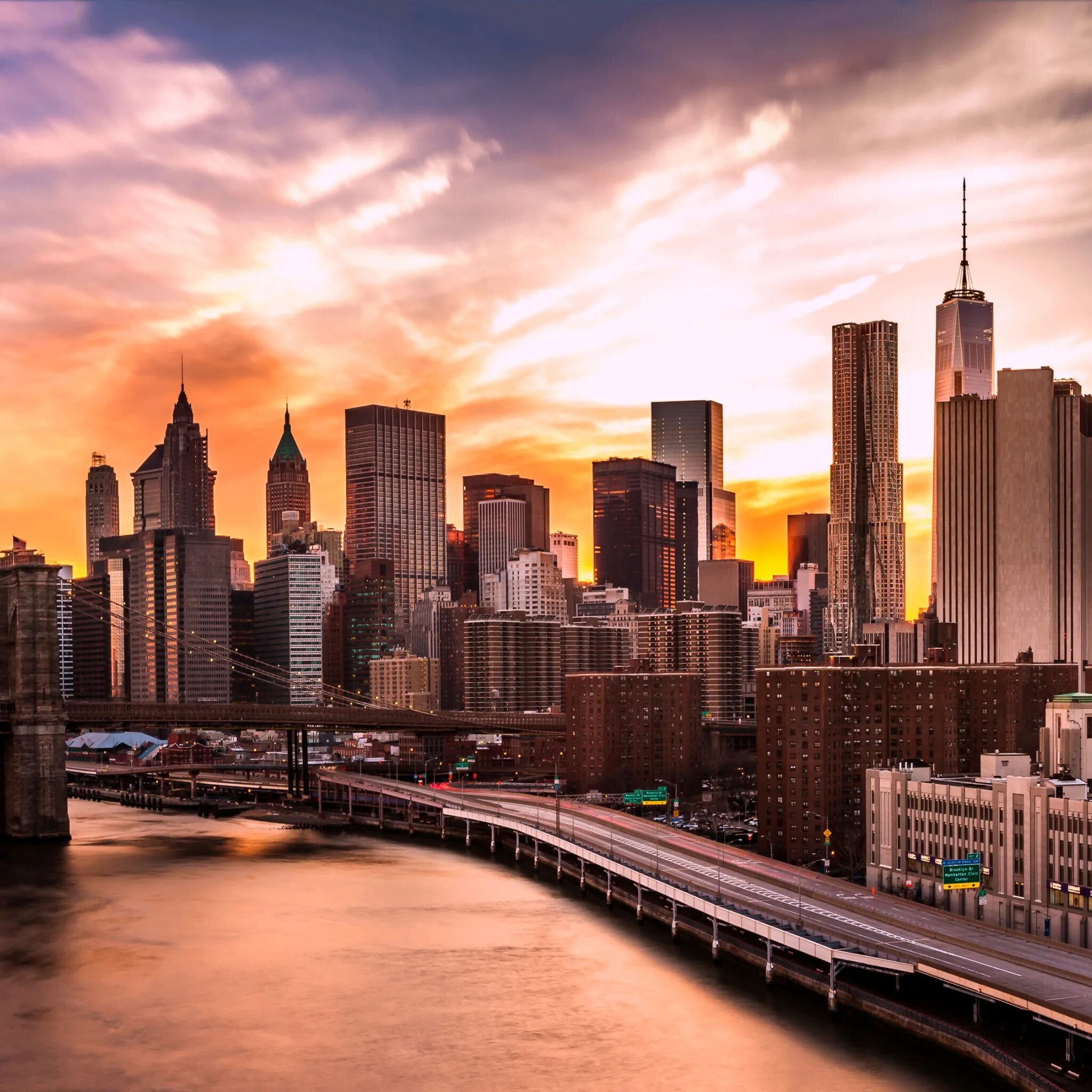 Открой все страны города. Мост, Нью-Йорк, река, Манхеттен. Нью-Йорк Сити. Нью-Йорк Promenade. Набережная Ист Ривер в Нью Йорке.