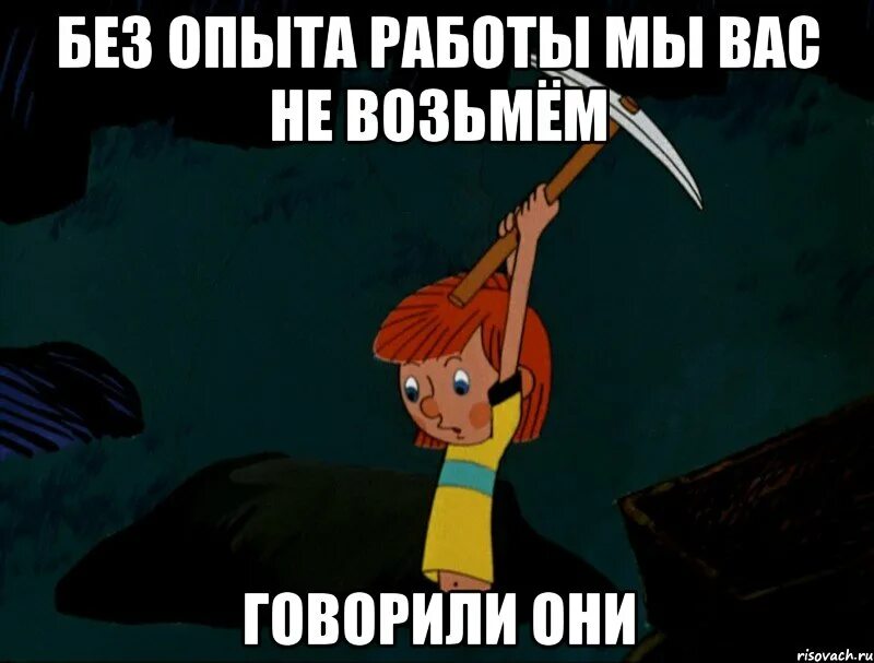 Никуда не возьму. Мем про опыт работы. Без опыта работы не берем. Нет опыта Мем. У вас есть опыт работы.