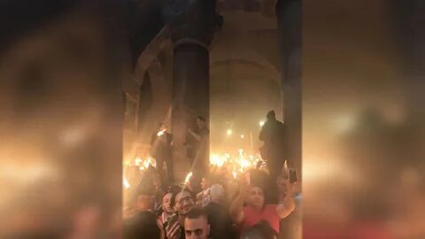 Схождение благодатного огня открытки