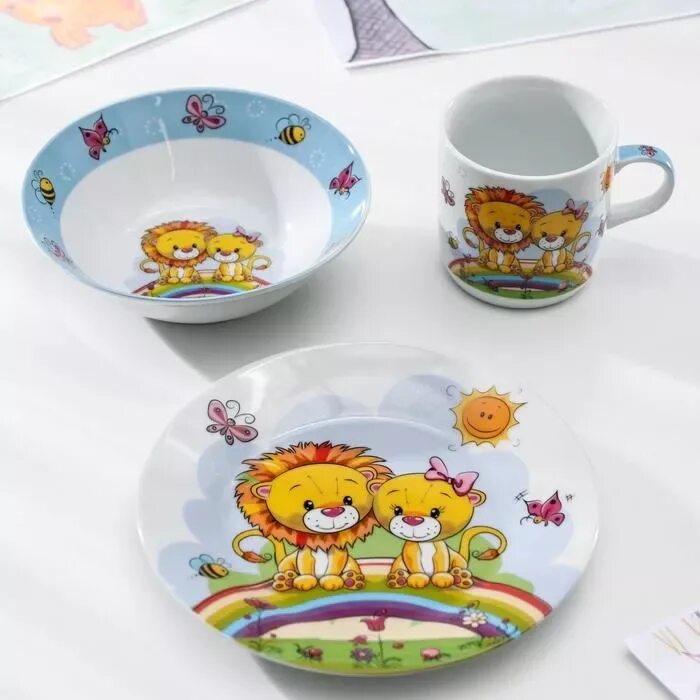 Малыш и карлсон". Набор детских тарелок. Seltmann weiden тарелка. Loraine набор детский lr-27339. Бамбуковая посуда для детей.