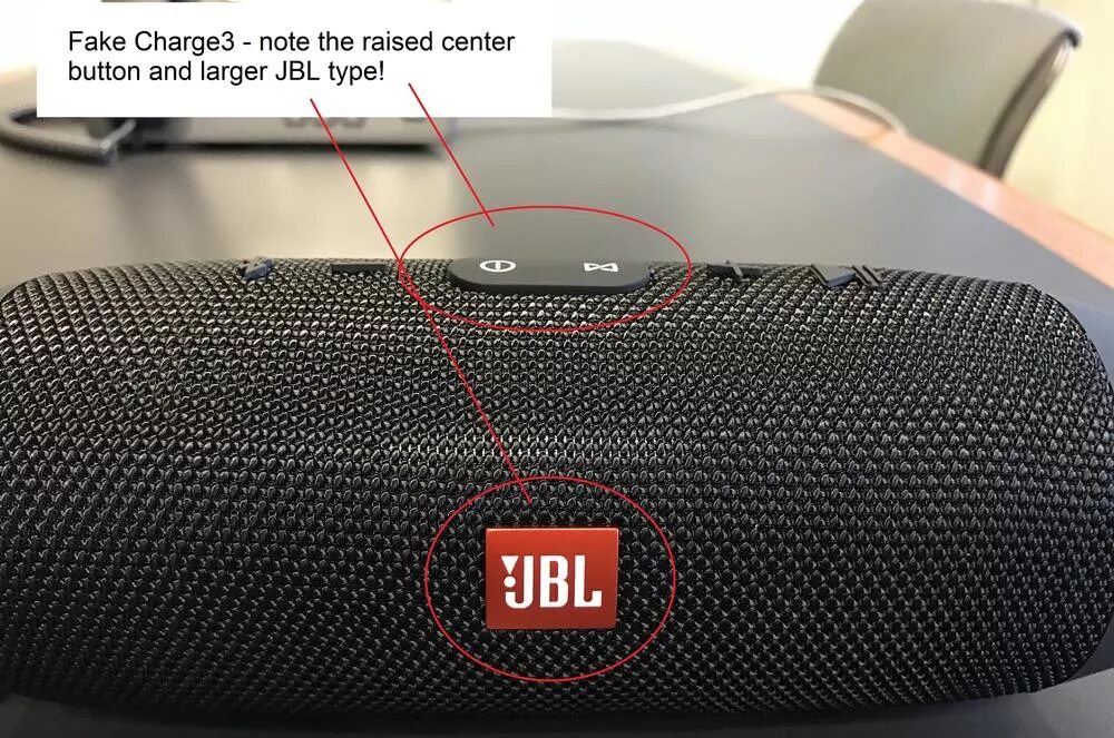 JBL extreme 3 fake vs Original.