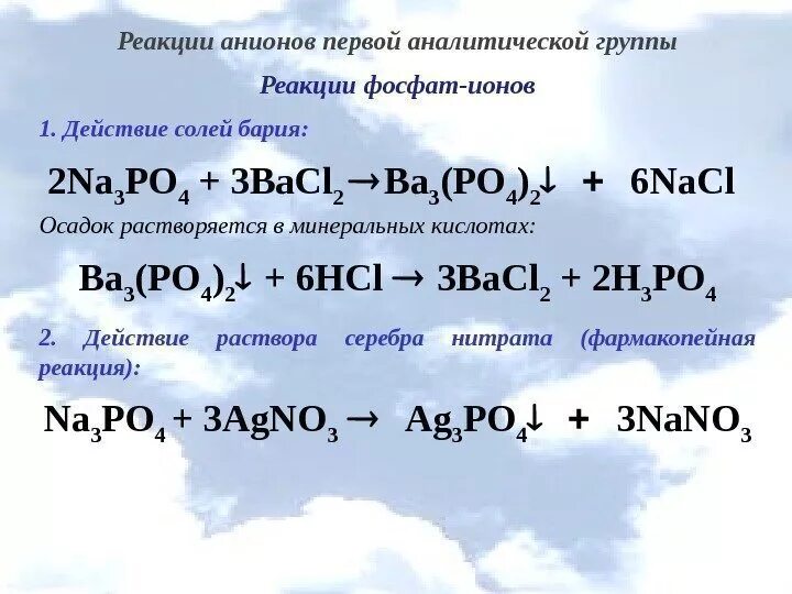 Раствор нитрата бария и соляная кислота