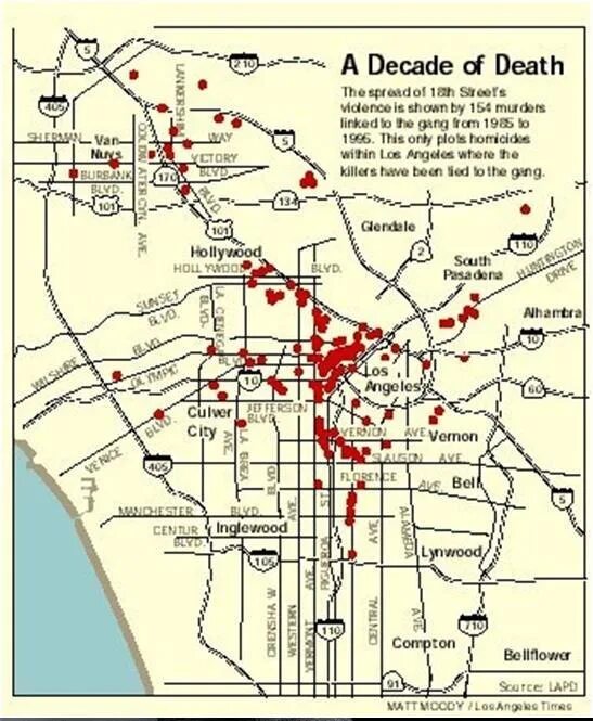 Карты gang. Карта банд в Лос Анджелесе. Карта территорий банд Лос Анджелеса. Гетто в Лос Анджелесе на карте. Лос Анджелес банды на карте.