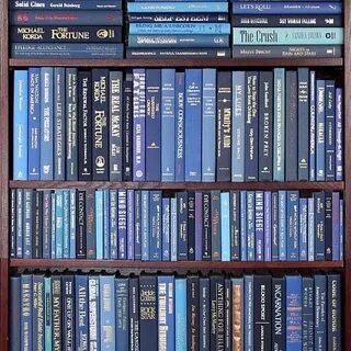 Книги синего цвета